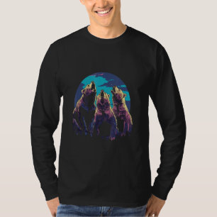 Camiseta Paquete de oso grizzly aullador fenomenal retro im