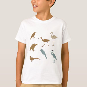 Camiseta paquete de pegatina de aves silvestres