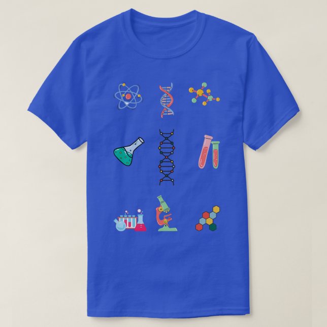 Camiseta paquete de pegatina de conjunto de laboratorio (Diseño del anverso)