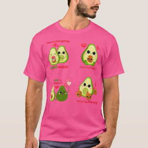 Camiseta Paquete de Pegatina de Día de Aguacate Valentine V