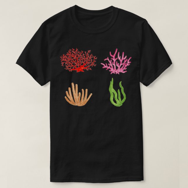 Camiseta paquete de pegatinas de coral Classic TShirt (Diseño del anverso)