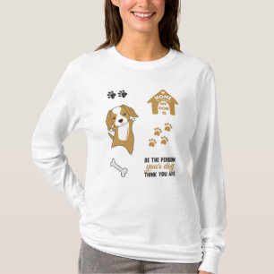 Camiseta Paquete de Pegatinas de los garabatos de los perro