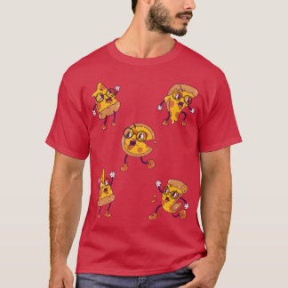 Camiseta Paquete de pizza comida divertida familiar