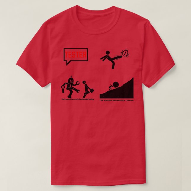 Camiseta Paquete de pruebas de software (Diseño del anverso)