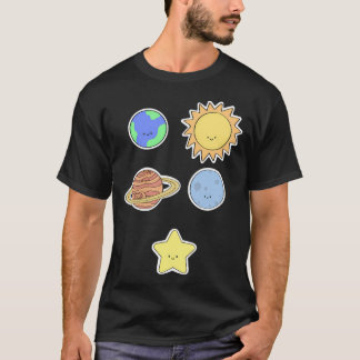 Camiseta Paquete de sistema solar