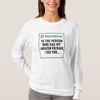Camiseta Paquete entregado en la dirección equivocada