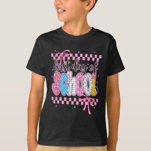 Camiseta Paquete floral del primer día de clases para maest
