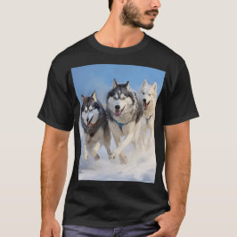 Camiseta Paquete Husky Siberian