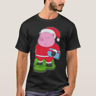Camiseta Paquete Navidades de cerdo