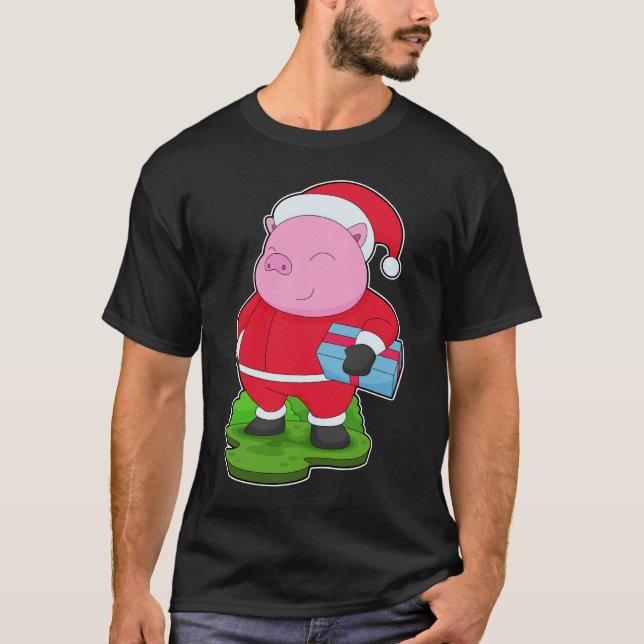Camiseta Paquete Navidades de cerdo (Anverso)