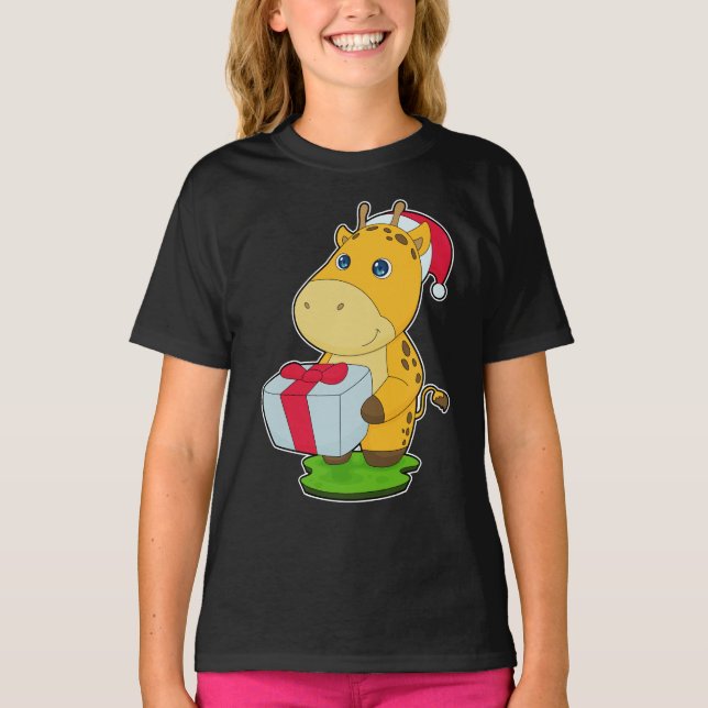Camiseta Paquete Navidades de Giraffe (Anverso)
