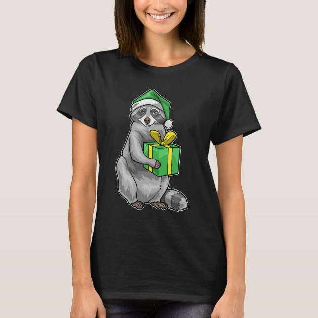 Camiseta Paquete Navidades Racoon (Anverso)