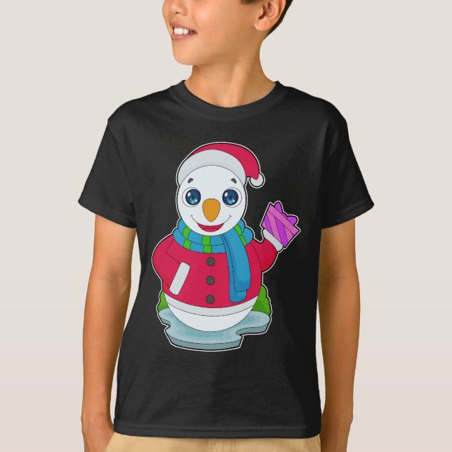 Camiseta Paquete Navidades Snowman (Anverso)
