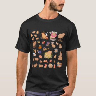 Camiseta Paquete Pegatina de Capibara *Elegir extra grande*