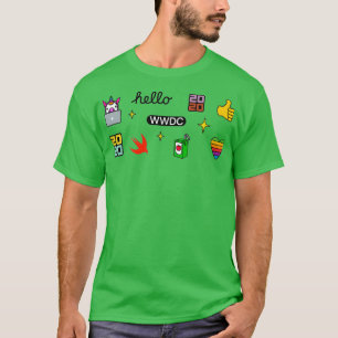 Camiseta Paquete Pegatina WWDC 2020