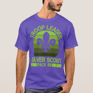 Camiseta Paquete Scout de Beaver Leader 69 regalo de vida s