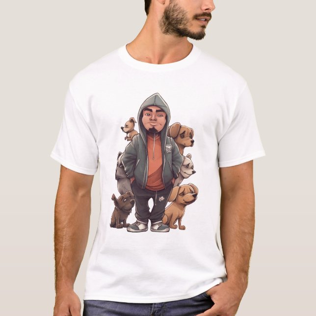 Camiseta Paquete Urbano: Equipo Mongrel apilado y líder de  (Anverso)
