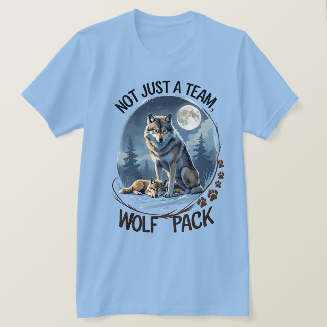 Camiseta Paquete Wolf - Unidos por la Naturaleza (Anverso del diseño)