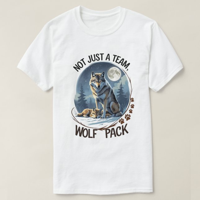 Camiseta Paquete Wolf - Unidos por la Naturaleza (Diseño del anverso)