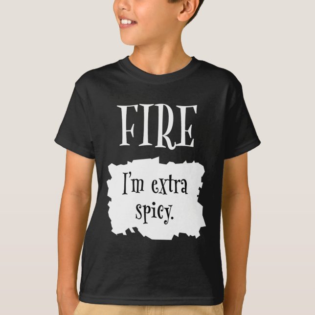 Camiseta Paquetes calientes de fuego Taco de Halloween Soy  (Anverso)