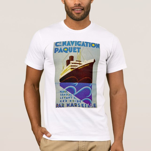 Camiseta Paquetes de navegación (Anverso)