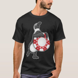 Camiseta Paquetes de Póquer Póquer Pingüino