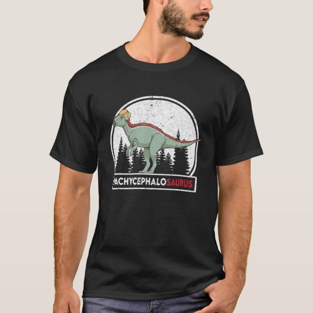 Camiseta Paquicefalosaurio Diseño Dinosaurio (Anverso)
