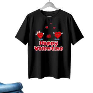 Camiseta Par de corazones