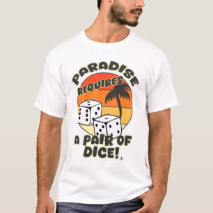 Camiseta Par De Dice Funny Boardgame Diseño Arte