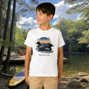Camiseta Par de Loon en el Lago Butterfield