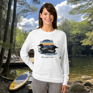 Camiseta Par de somormujos del lago Butterfield