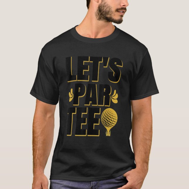 Camiseta Par Golf Player Golf Course Golfer P (Anverso)