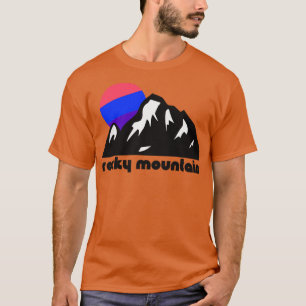 Camiseta Par nacional de recuerdo de turistas de montaña ro