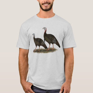 Camiseta Par salvaje del este de los pavos