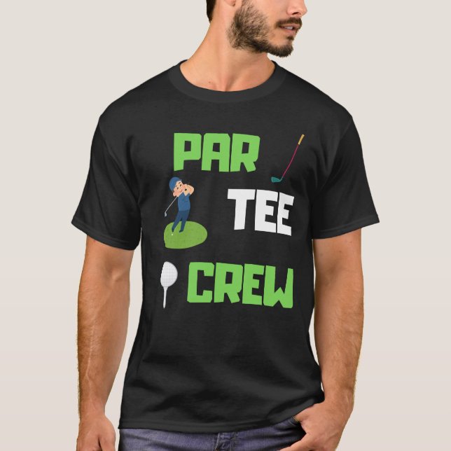 Camiseta Par Tee Crew Squad Golf Lover (Anverso)