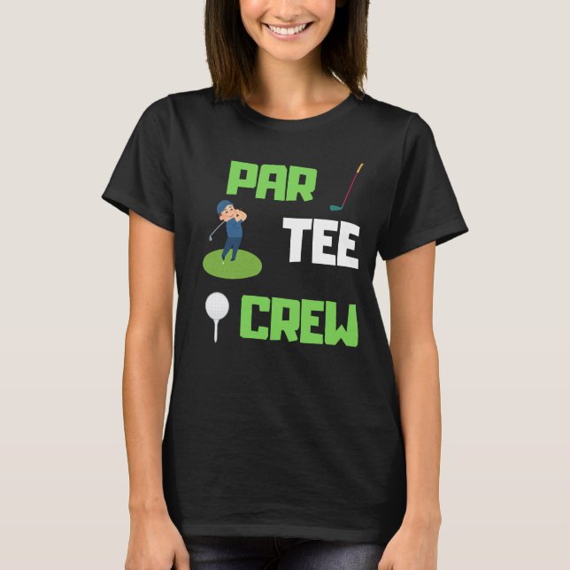 Camiseta Par Tee Crew Squad Golf Lover (Anverso)