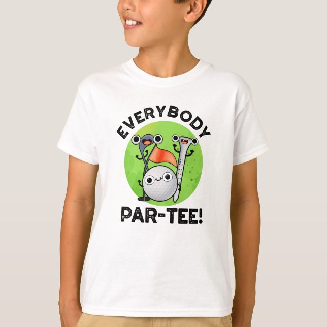 Camiseta Par-tee Funny Golf Pun (Anverso)