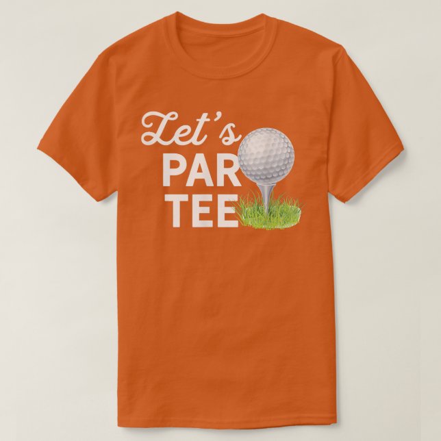 Camiseta Par Tee Golf Ball con Tee Pin Funny Golf Cl (Diseño del anverso)