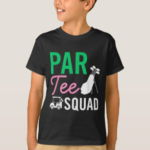Camiseta Par Tee Squad Funny Birday Party Golf Player Fam