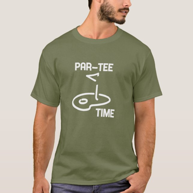 Camiseta Par-Tee Time White (Anverso)