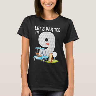 Camiseta Par, tengo 9 años, cumpleaños, fiesta de cumpleaño