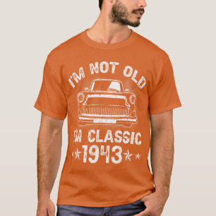 Camiseta Para 80 Car 1943 80Th de época