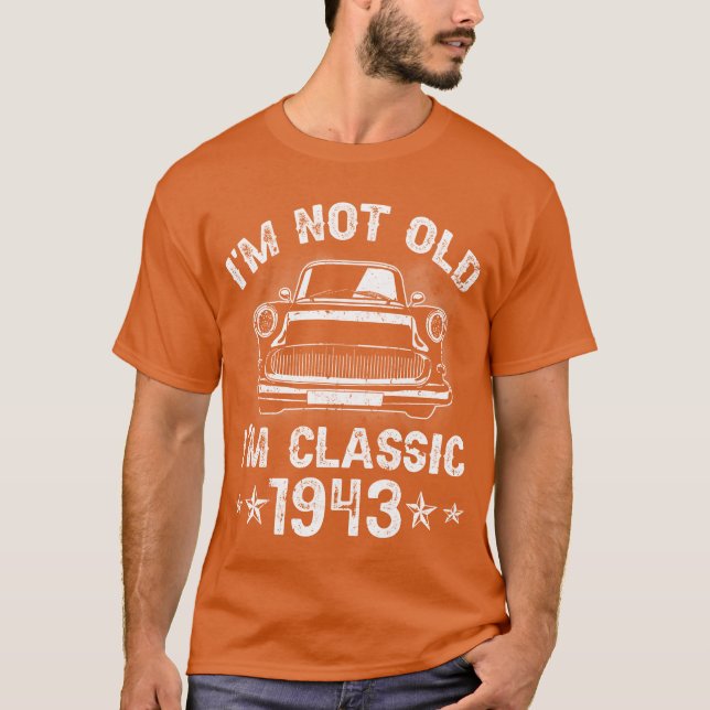 Camiseta Para 80 Car 1943 80Th de época (Anverso)