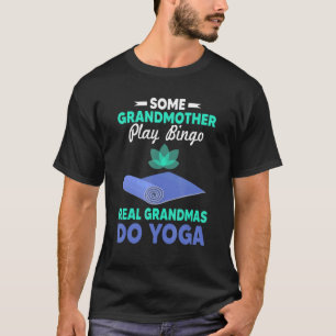 Camiseta Para Abuela Yoga de la abuela