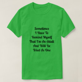 Camiseta para adultos