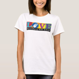 Camiseta para adultos de la nueva escuela de Black