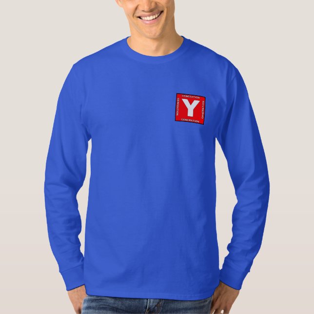 Camiseta para adultos Generation Y (Anverso)