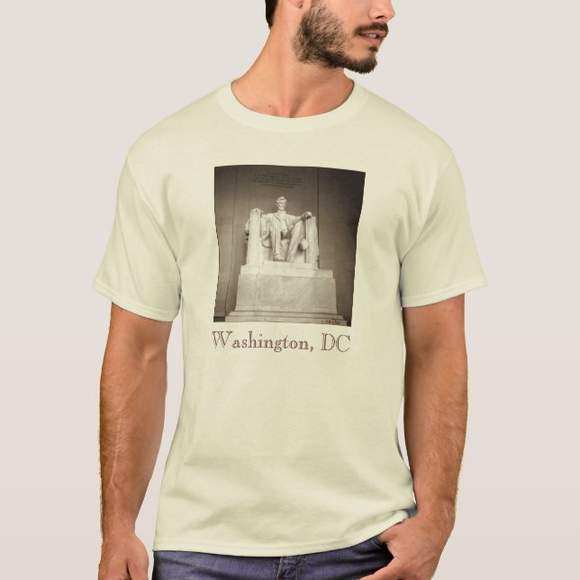 Camiseta para adultos Lincoln Memorial (Anverso)