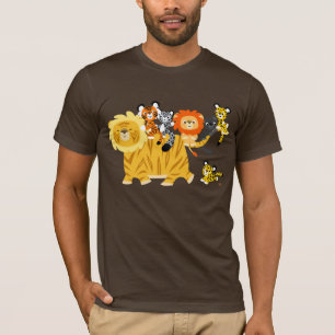 Camiseta para adultos personalizado Liger y Friend