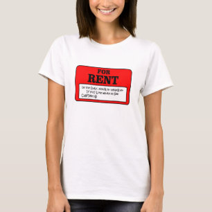 Camiseta Para alquilar